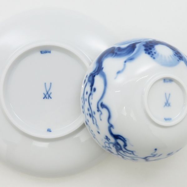 希少 マイセン セット□ブルーオーキッド 急須ティーポット 茶器セット