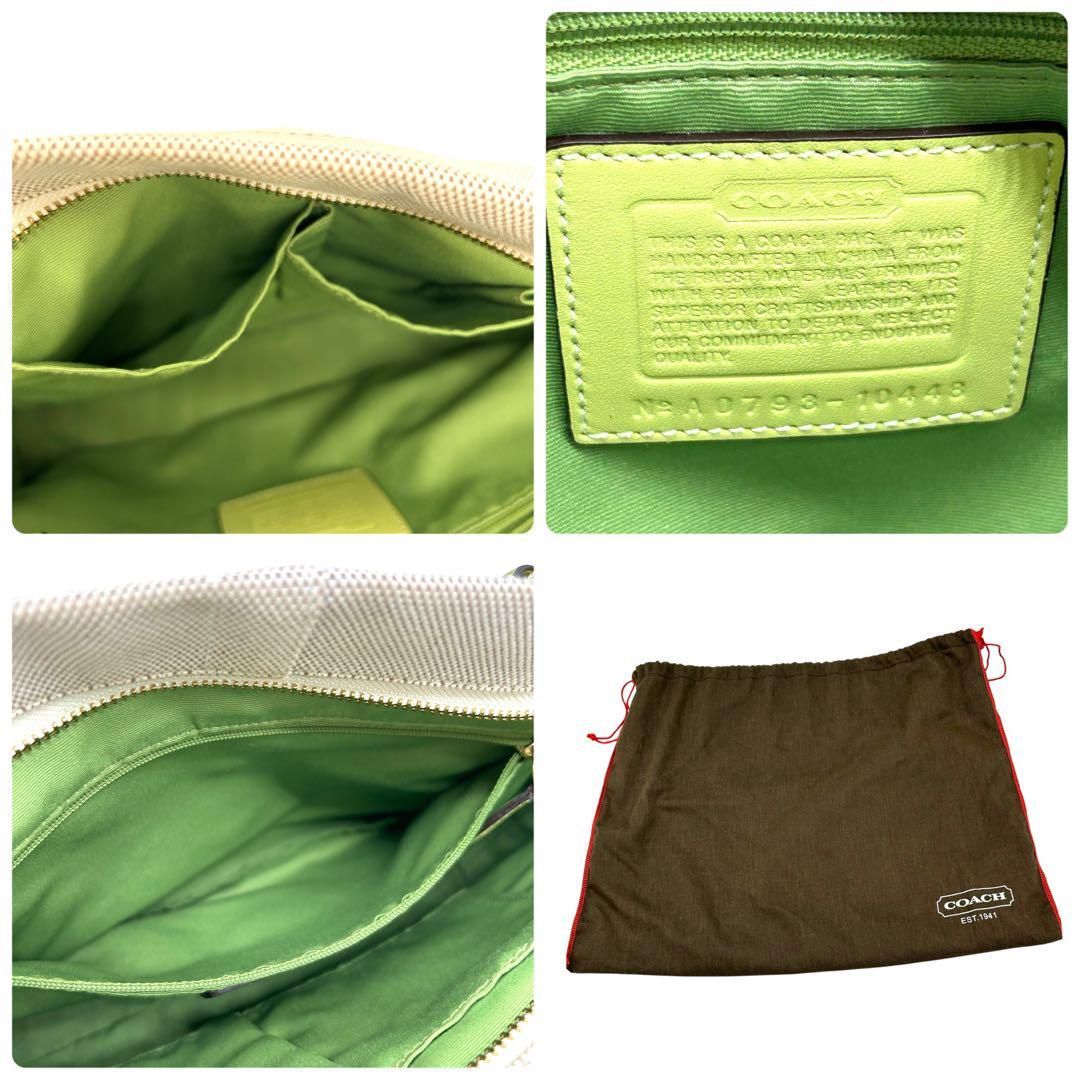 COACH - 良品 1756 COACH ワンショルダーバッグ キャンバス