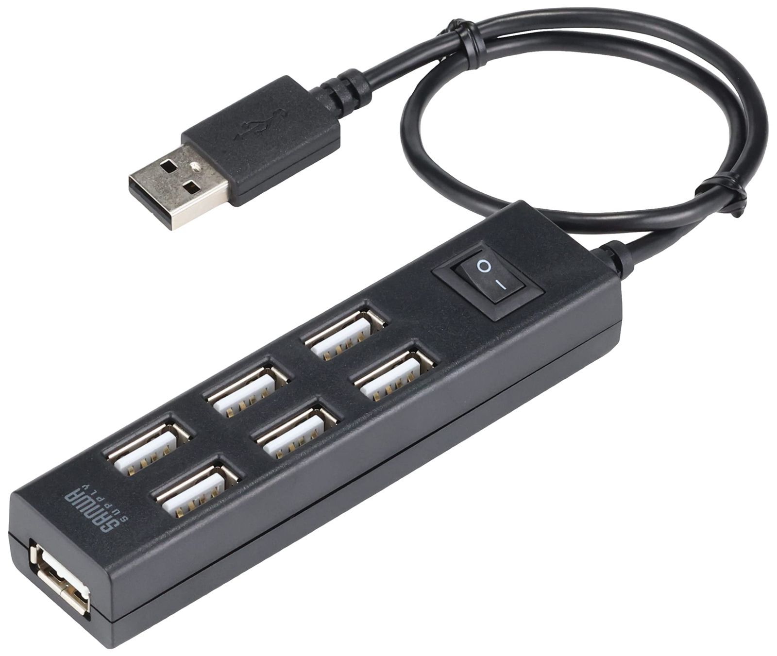 サンワサプライ USB2.010ポートハブ USB-2HCS10
