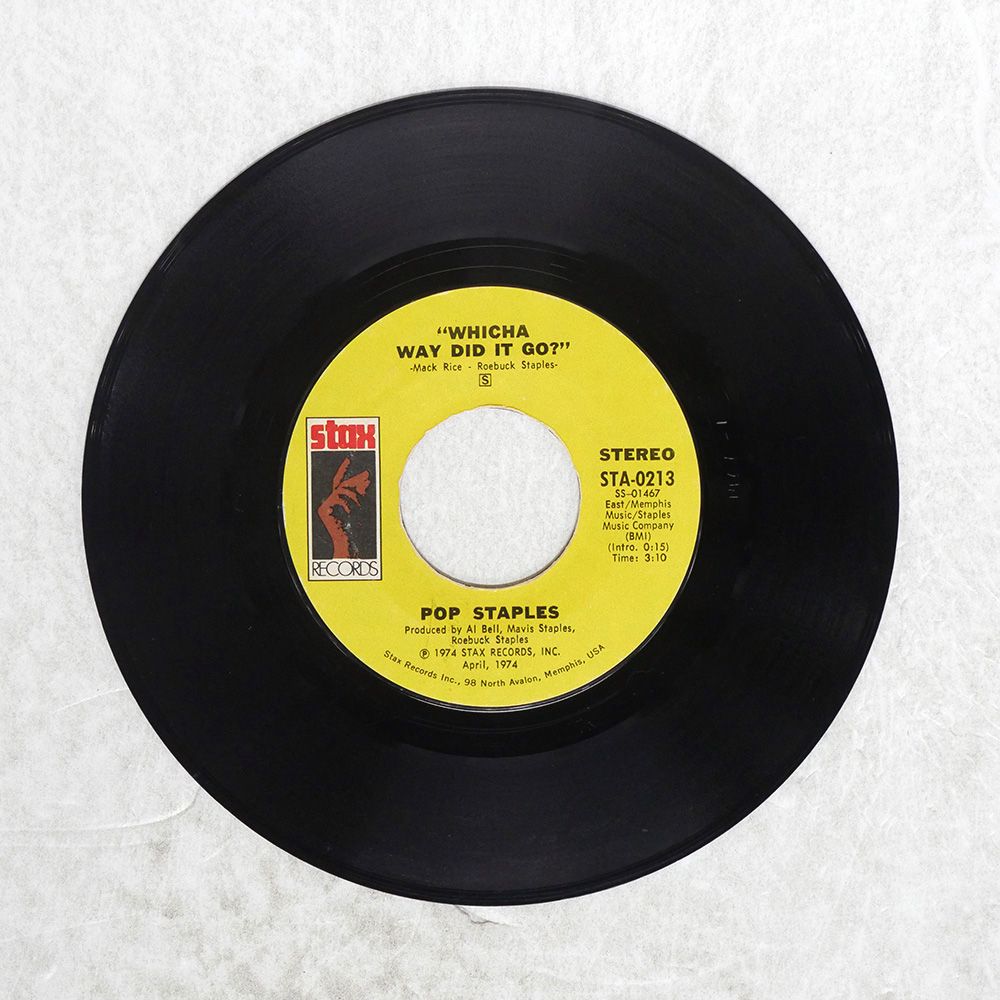 米 US盤 POPS STAPLES/WHICHA WAY DID IT GO/STAX STA0213 7
