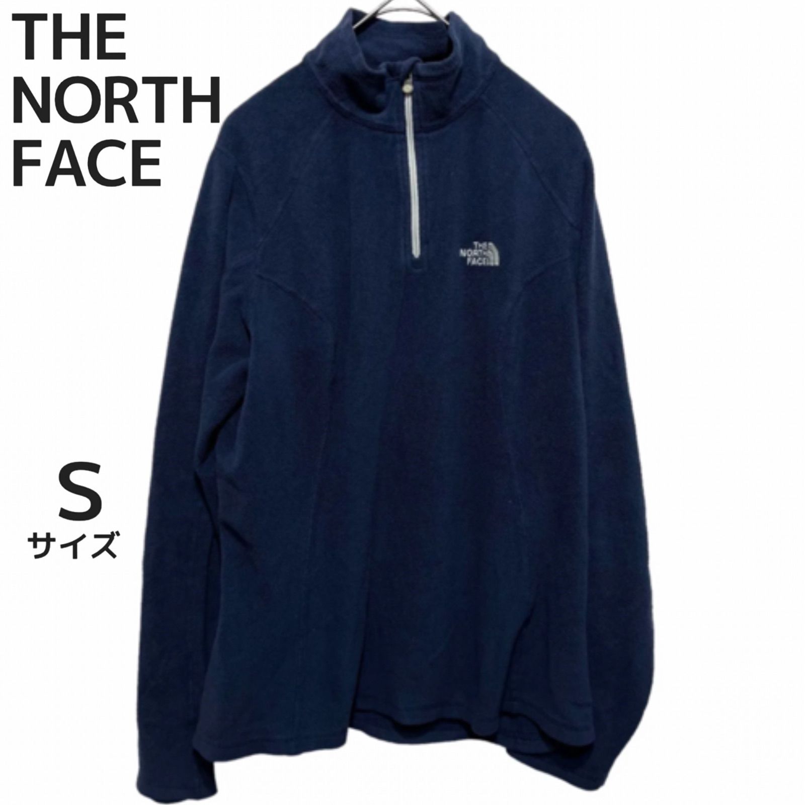 THE NORTH FACE ザノースフェイス レディース 薄手フリース ハーフジップ S ネイビー - メルカリ