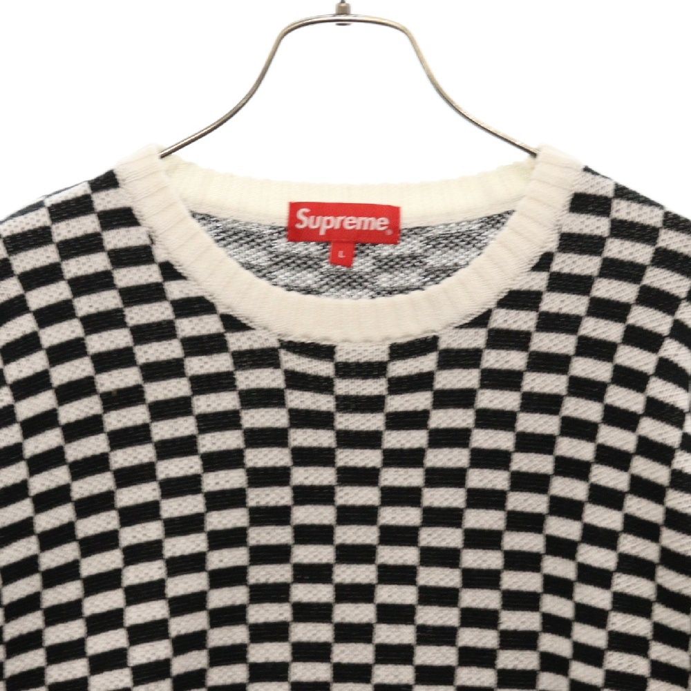 Supreme チェック柄ニットセーター Mサイズ Supreme チェック柄ニットセーター(Mサイズ)