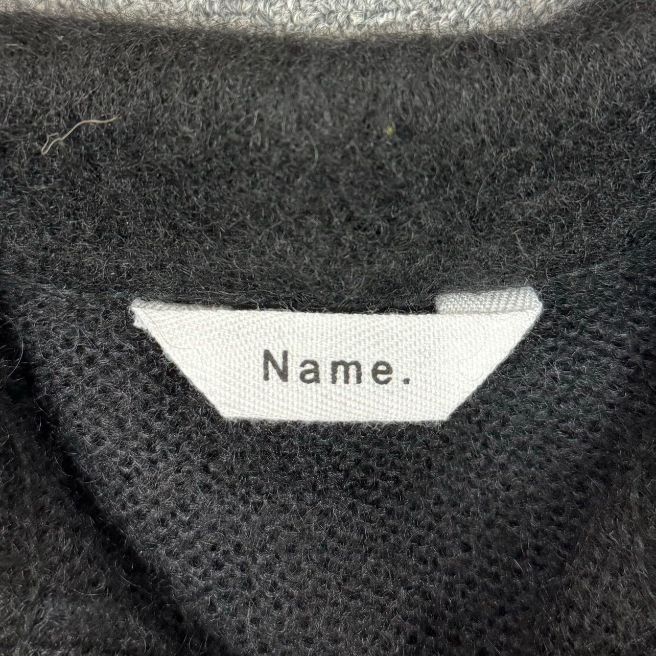 定価55000円 Name. MOHAIR SKIPPER PULL OVER NMKN-002 モヘア カシミヤ ニット ポロシャツ ネーム 2  62749A - メルカリ