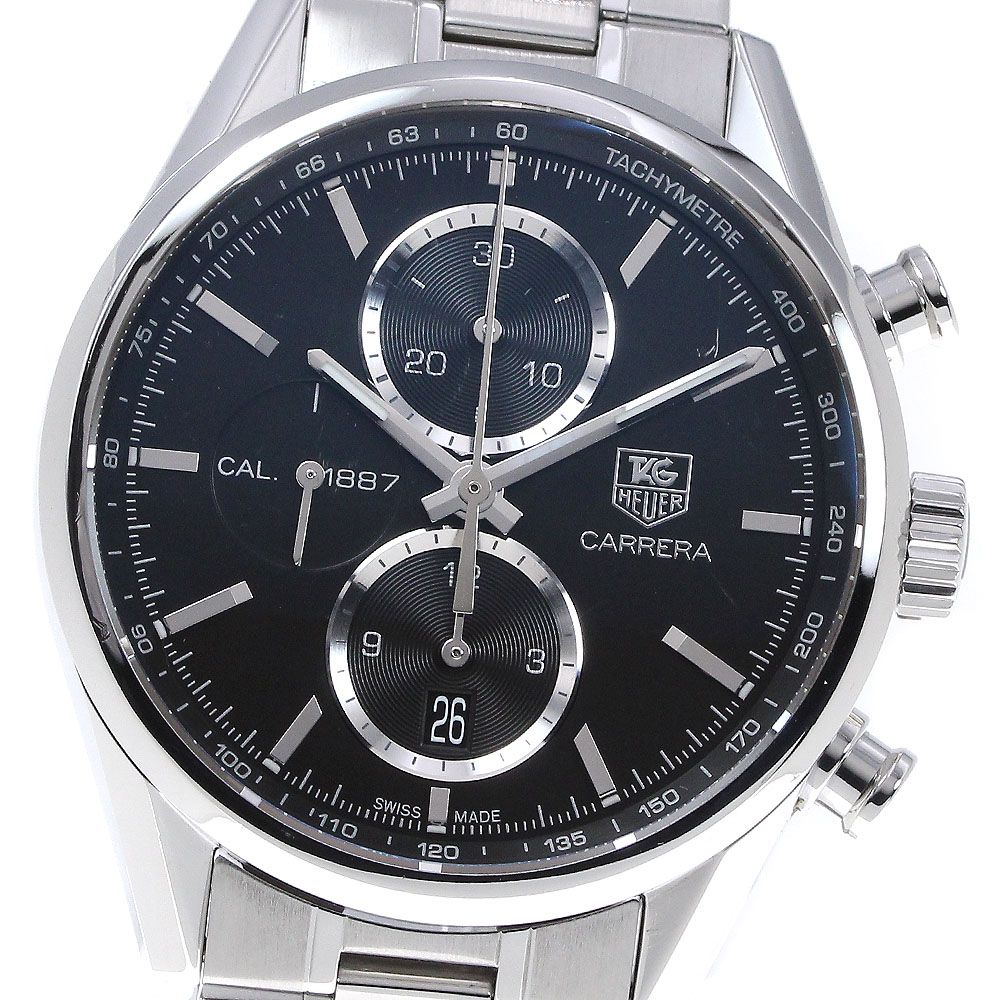タグホイヤー TAG HEUER CAR2110-1 カレラ CAL.1887 クロノグラフ 自動巻き メンズ_842326
