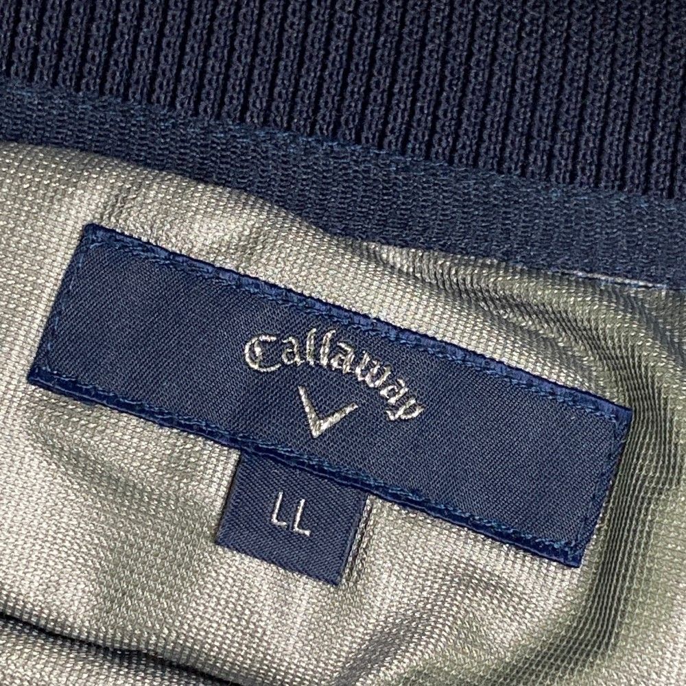 サイズ：LL CALLAWAY キャロウェイ 2WAY ダウンジャケット ネイビー系