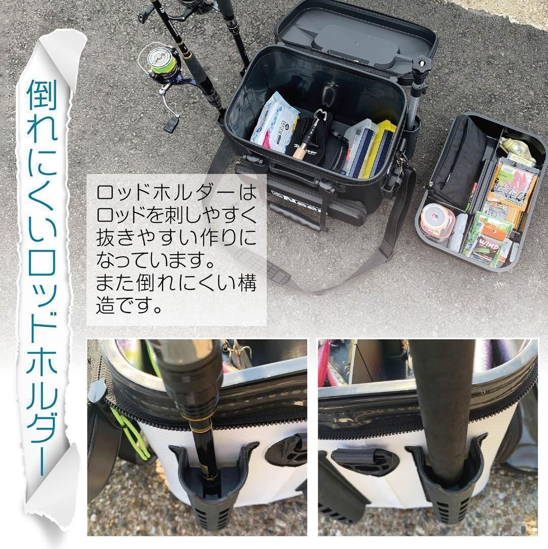 Neer バッカン 32L グレー 水汲みバケツ付き タックルボックス 1763