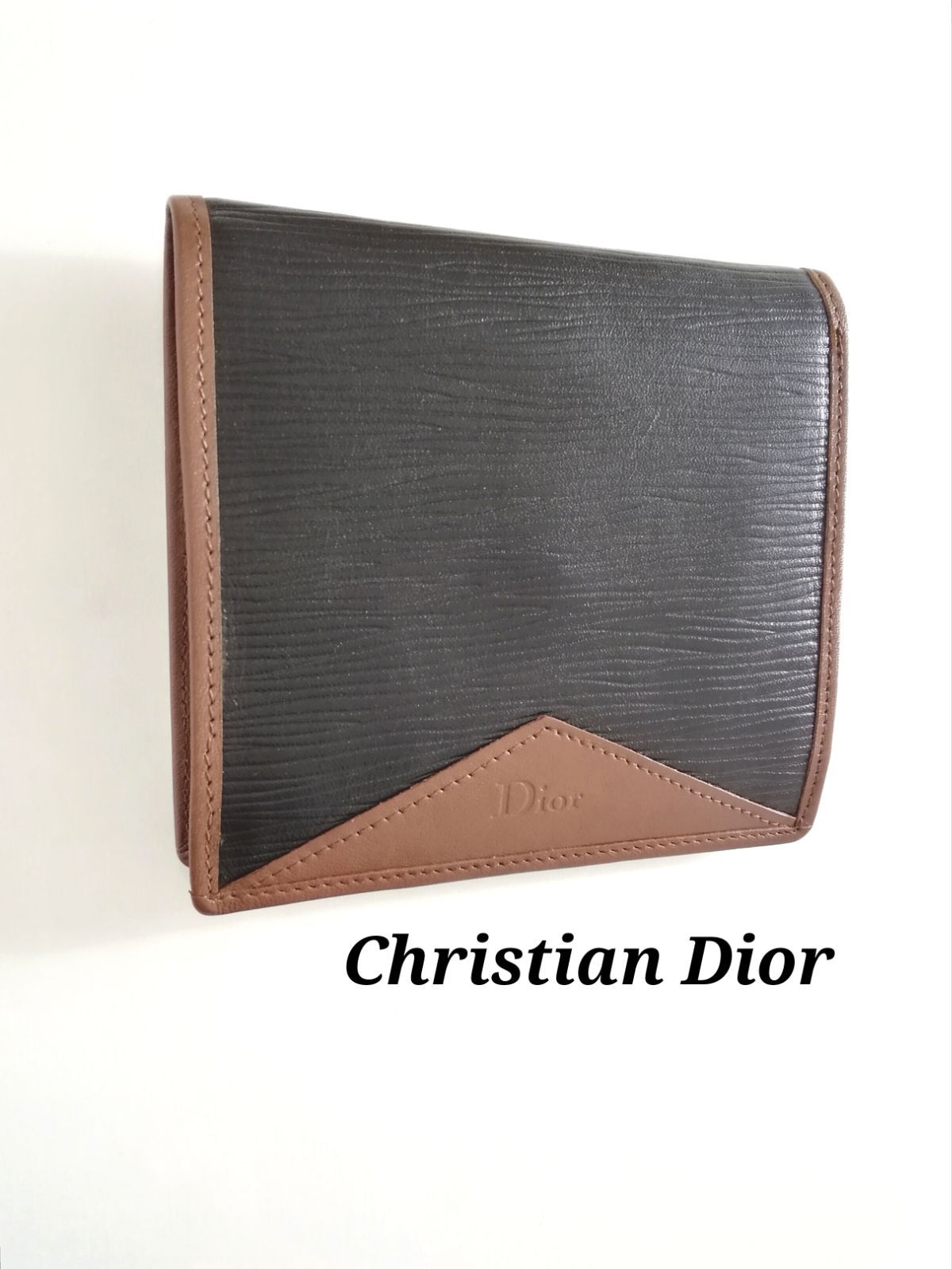 Dior ディオール バイカラー 折り財布 - メルカリ