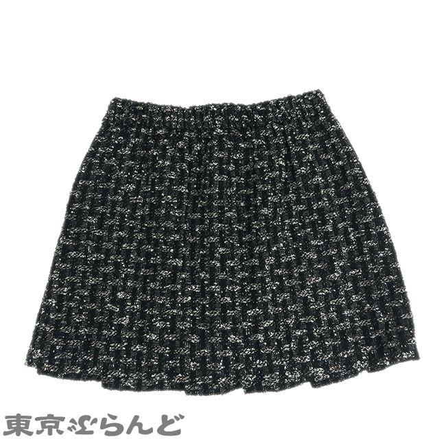 CHANEL シャネル ひざ丈スカート 黒 42(M位) 4100124G0017 CHANEL シャネル ひざ丈スカート 黒 42(M位) 4100124G0017