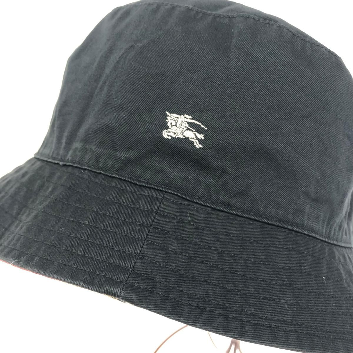 BURBERRY LONDON（バーバリーロンドン）リバーシブルハット BURBERRY - バーバリー ナイロン リバーシブル バケットハットの