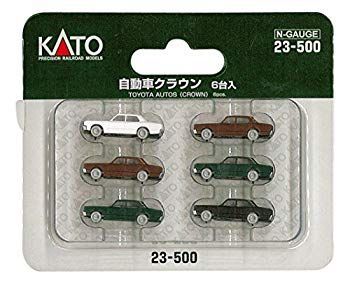 【中古】(未使用･未開封品)　KATO Nゲージ 自動車クラウン 6台入 23-500 鉄道模型用品 lok26k6