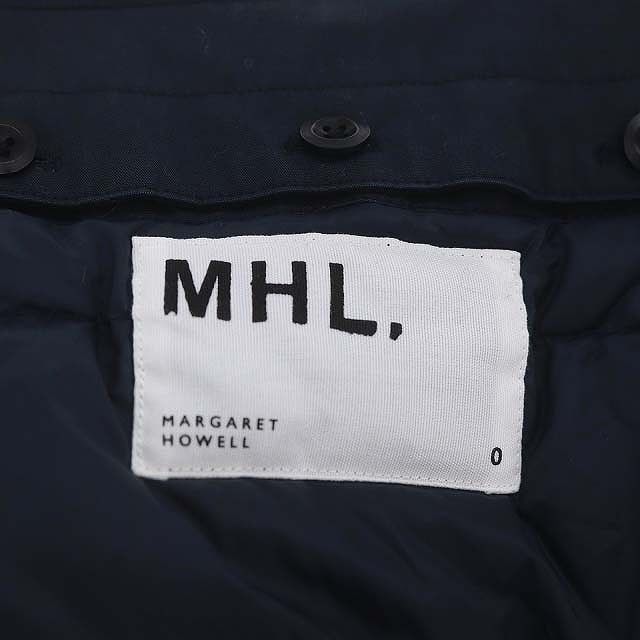 【MHL.】2way ロング　ステンカラーコート　ダウンライナー　黒　M MHL.】2way ロング ステンカラーコート ダウンライナー 黒 M