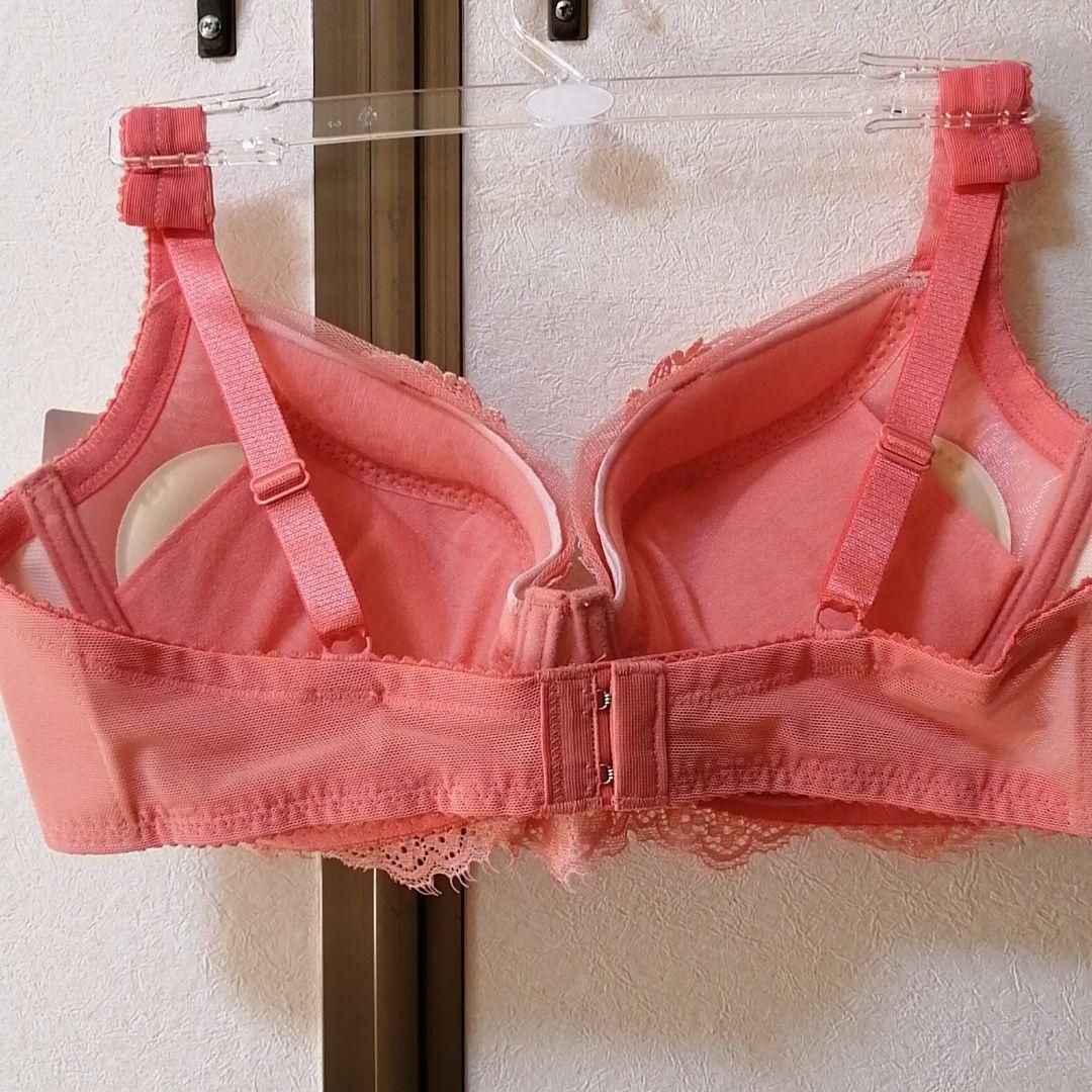 Wing　レシアージュ　ブラジャー＆ショーツセット　D75/M　オレンジ Wing レシアージュ ブラジャー＆ショーツセット D75/M オレンジ