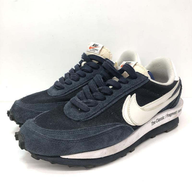 中古】Fragment sacai NIKE LD WAFFLE Blackended Blue 27cm DH2684  