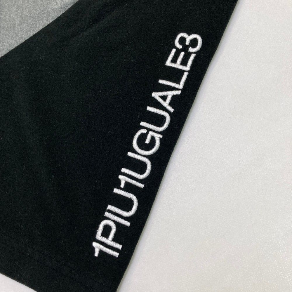 サイズ：3 1PIU1UGUALE3 GOLF  半袖モックネックTシャツ 起毛  グレー系 [240101466843] ゴルフウェア メンズ ストスト サイズ：3 1PIU1UGUALE3 GOLF 半袖モックネックTシャツ 起毛
