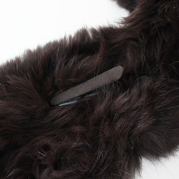 YVES SALOMON イヴ サロモン ファー マフラー ストール フード YVES SALOMON イヴ サロモン ファー マフラー ストール フード