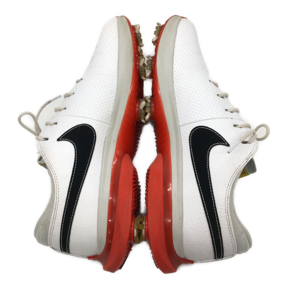 中古 ナイキ NIKE ゴルフシューズ 27cm ホワイト エア ズーム