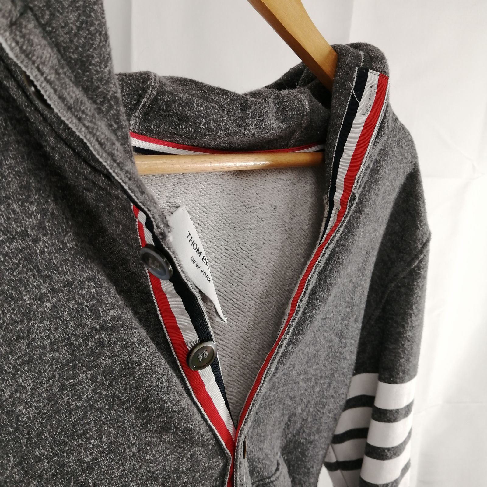THOM BROWNE 4BAR パーカー size 00 グレー系 トムブラウン