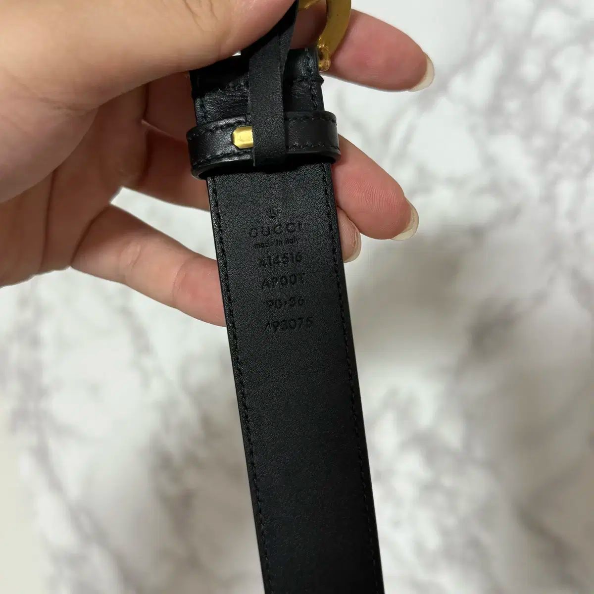 90 36 グッチ マーモント ゴールド ベルト