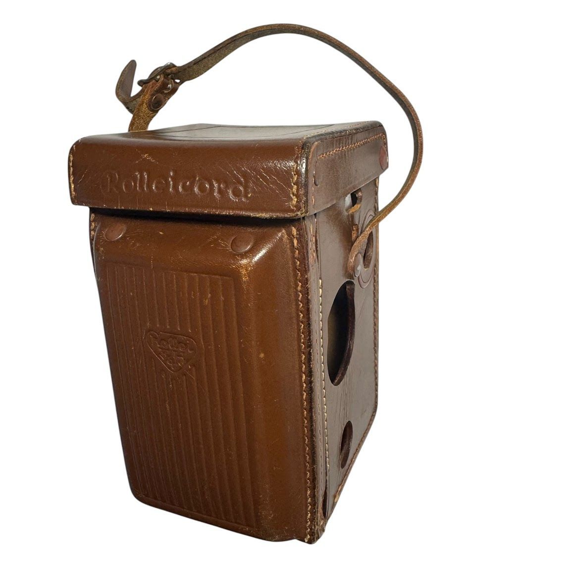 Rolleicord ローライコード カメラ ケース アンティーク レザー 純正