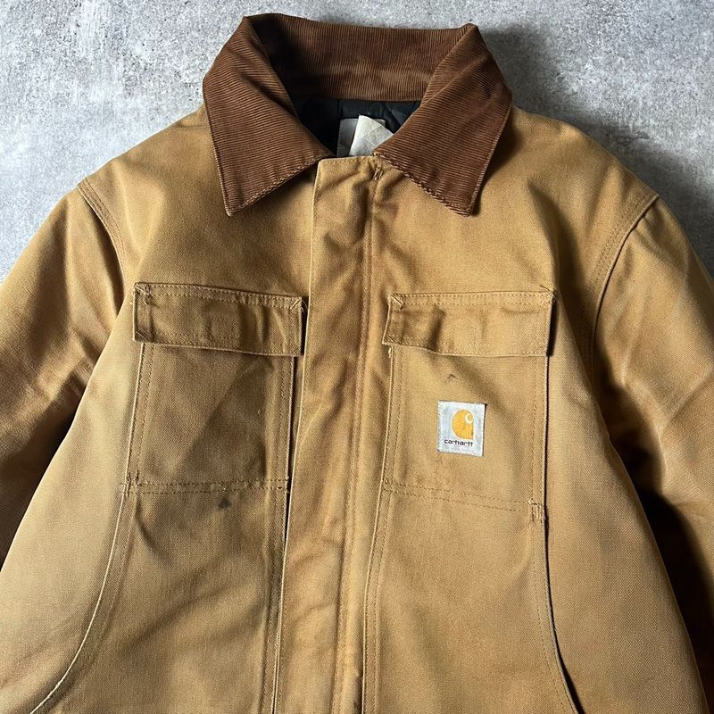 80s 90s USA製 Carhartt 中綿 キルティング ライナー ダック