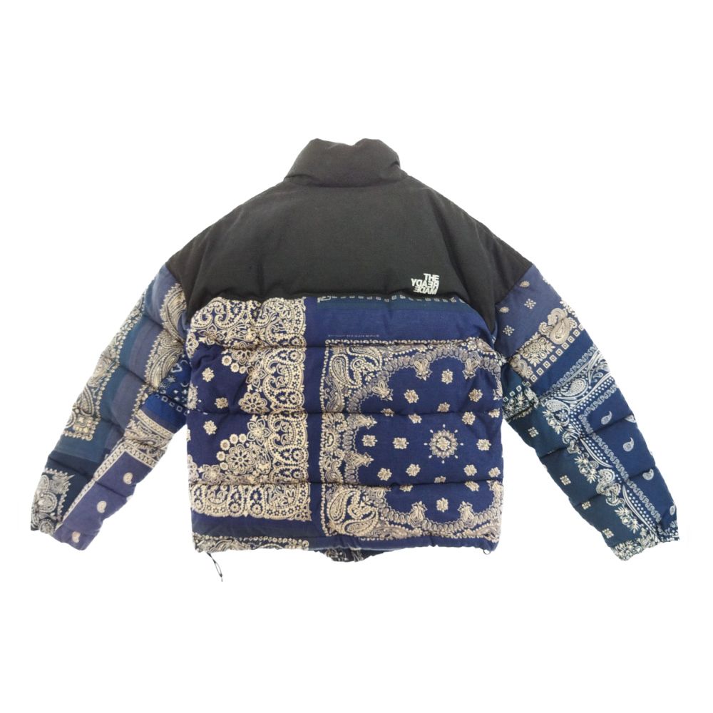 READY MADE (レディメイド) BANDANA DOWN JACKET RE-CO-NV-00-00-108 ペイズリー柄 バンダナ ダウン ジャケット アウター ブルー/ブラック - メルカリ