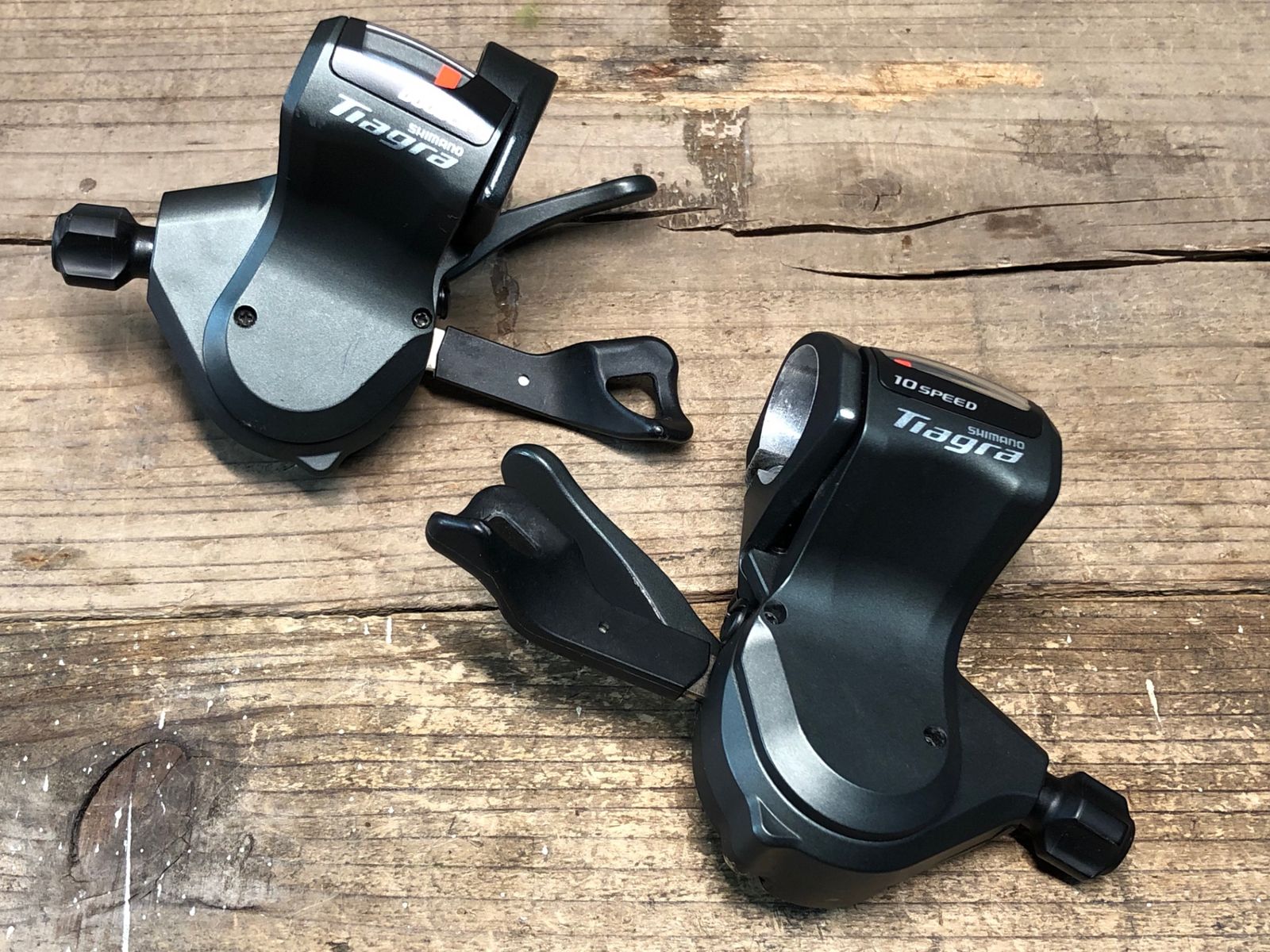 IT427 シマノ SHIMANO ティアグラ Tiagra SL-4700 シフトレバー 左右セット 2x10S Φ22.2