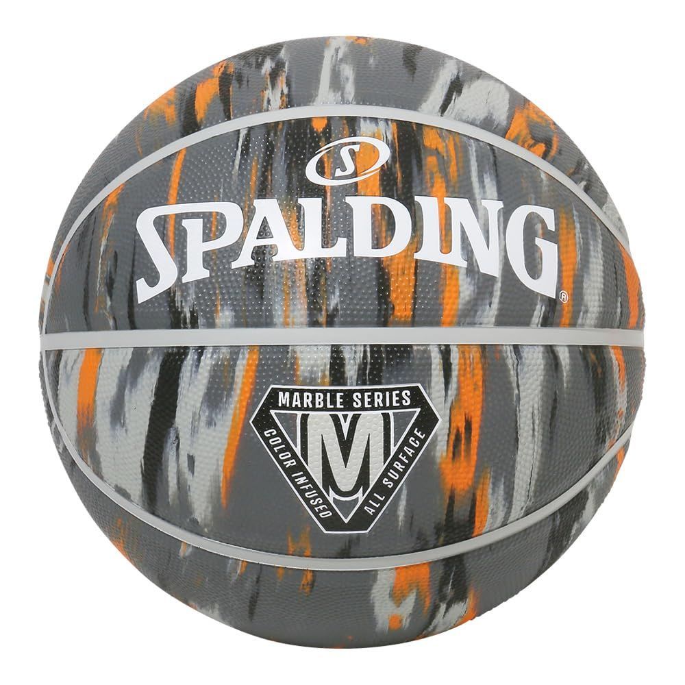 【人気商品】ベーシック 7号 ボール ラバー バスケットボール マーブル SPALDING(スポルディング)