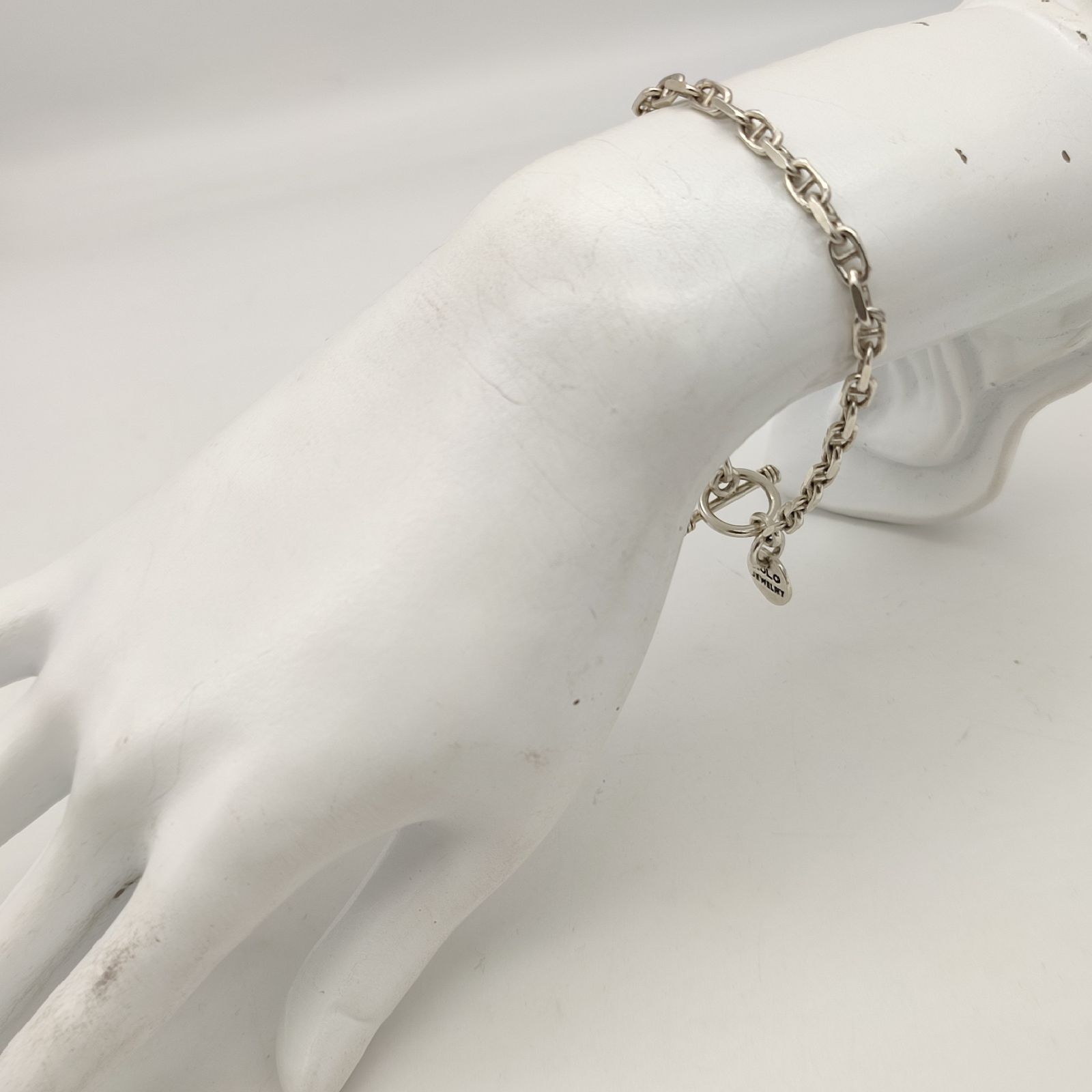 美品】XOLO JEWELRY ショロジュエリー アンカーチェーンブレスレット 