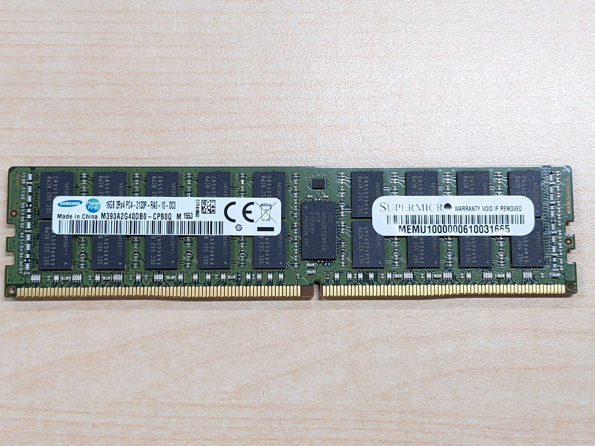 Supermicro 16GB DDR4-2133 2RX4 1.2V VLP ECC RDIMM,HF,RoHS/REACH - View #8
