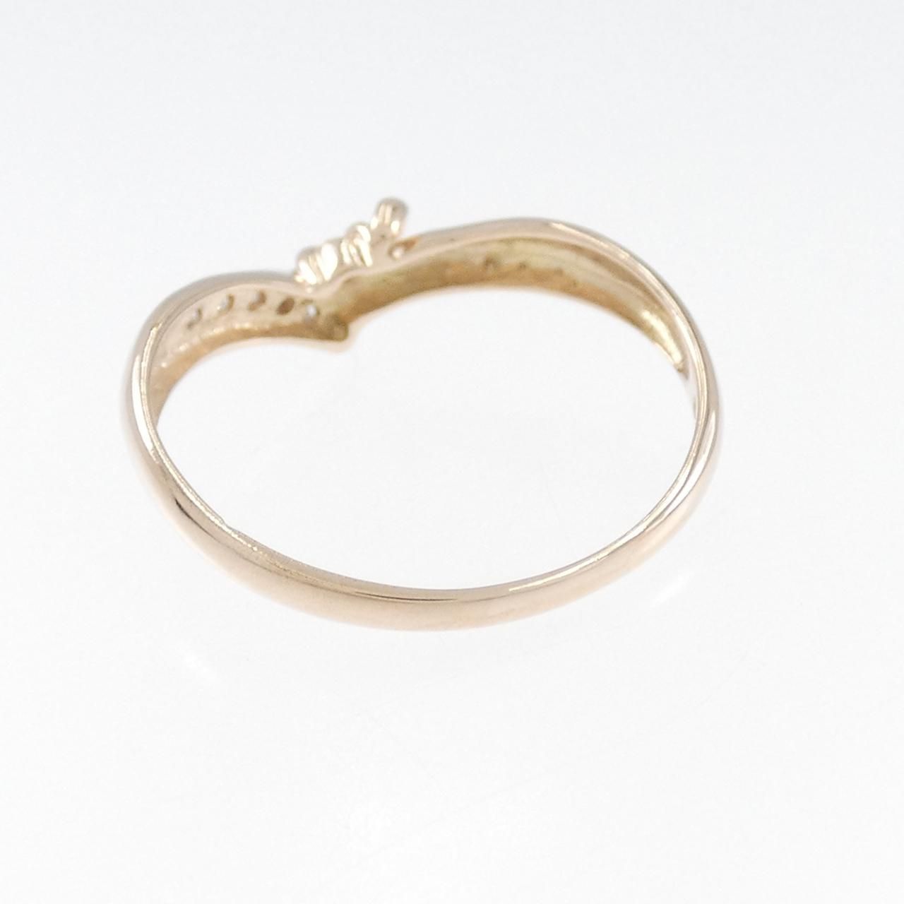 K14PG ダイヤモンド リング 0.08CT - メルカリ 