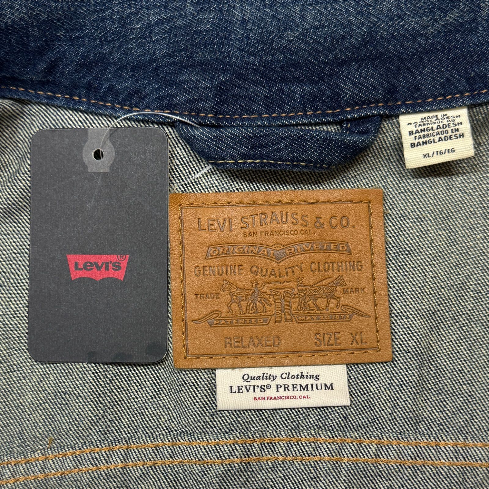 未使用品 LEVIS TYPE1 トラッカージャケット デニムジャケット Gジャン