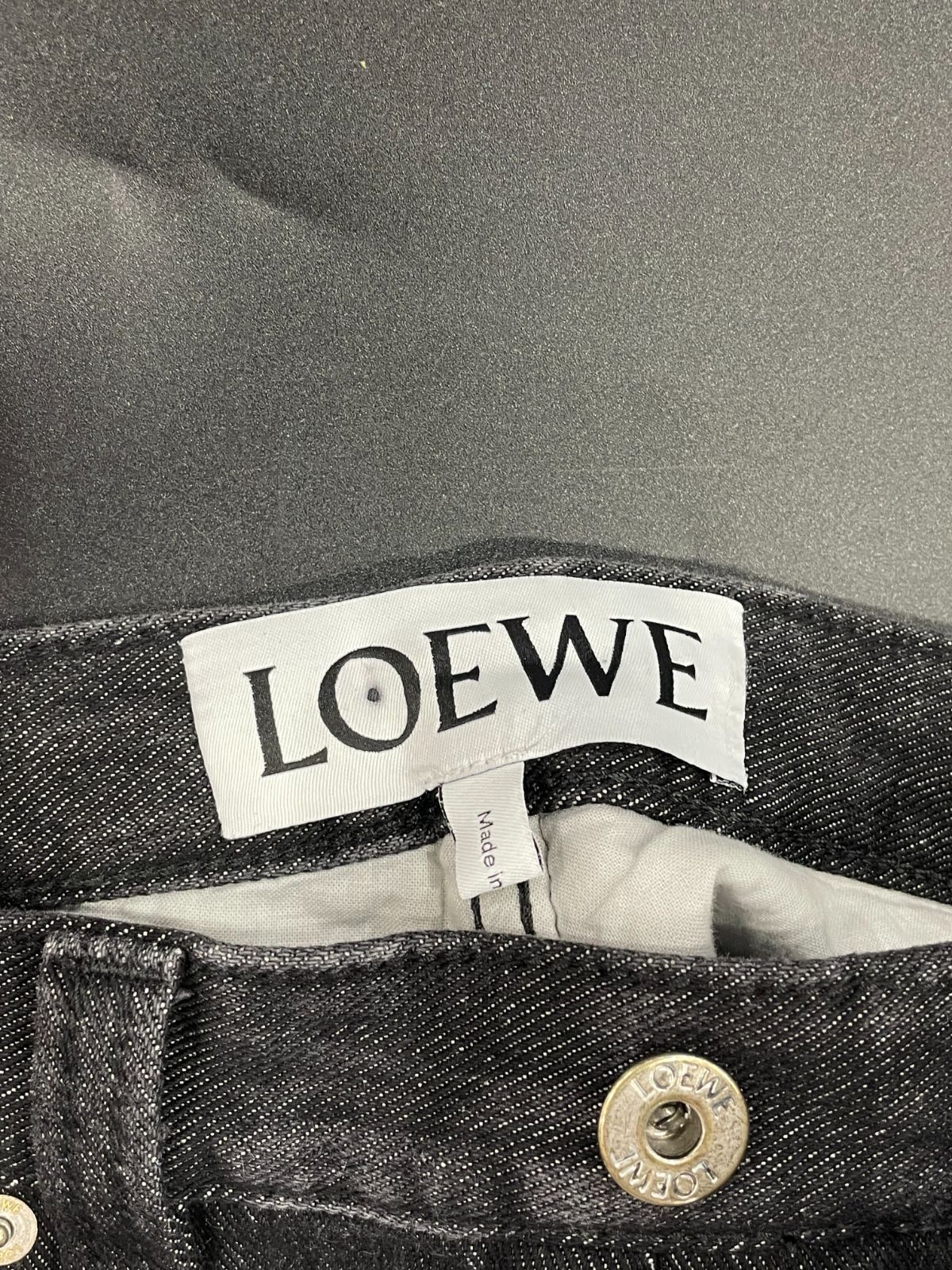 デニムパンツ 折り返しデザイン