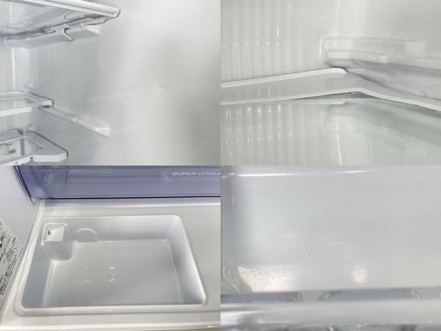 送料無料 三菱 ノンフロン 冷凍冷蔵庫 【中古】 動作保証 MR-CX37F-W