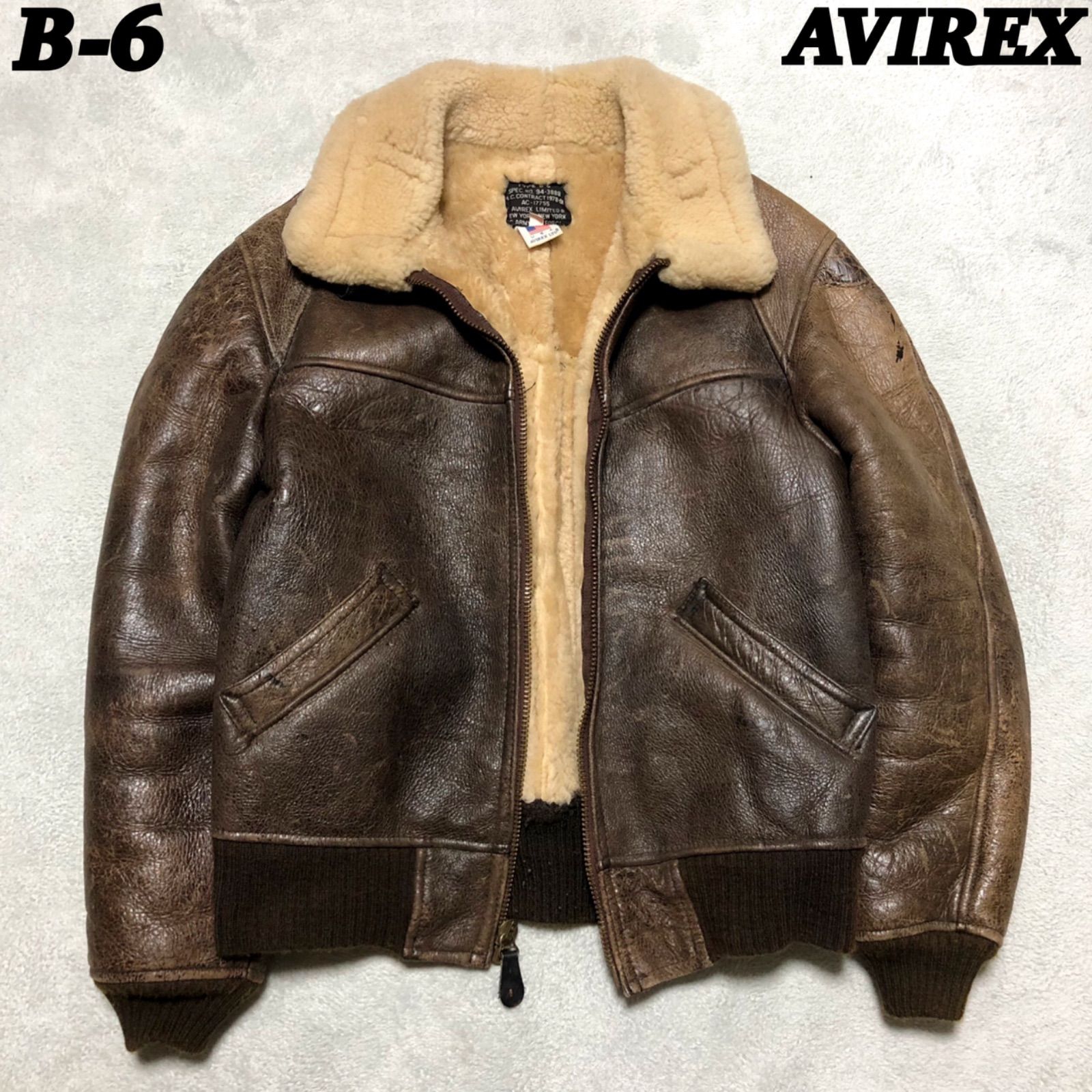 USA製 アヴィレックス B-6 フライトボンバージャケット ムートン B-3 楽天市場】AVIREX 公式通販｜TYPE B-3 USAAF / タイプ B-3