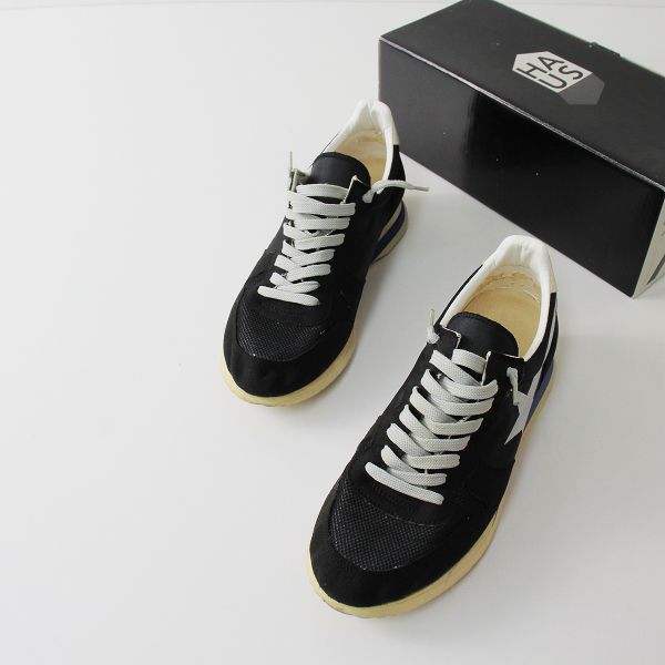 美品 GOLDEN GOOSE ゴールデングース HAUS ユーズド加工 レースアップ 