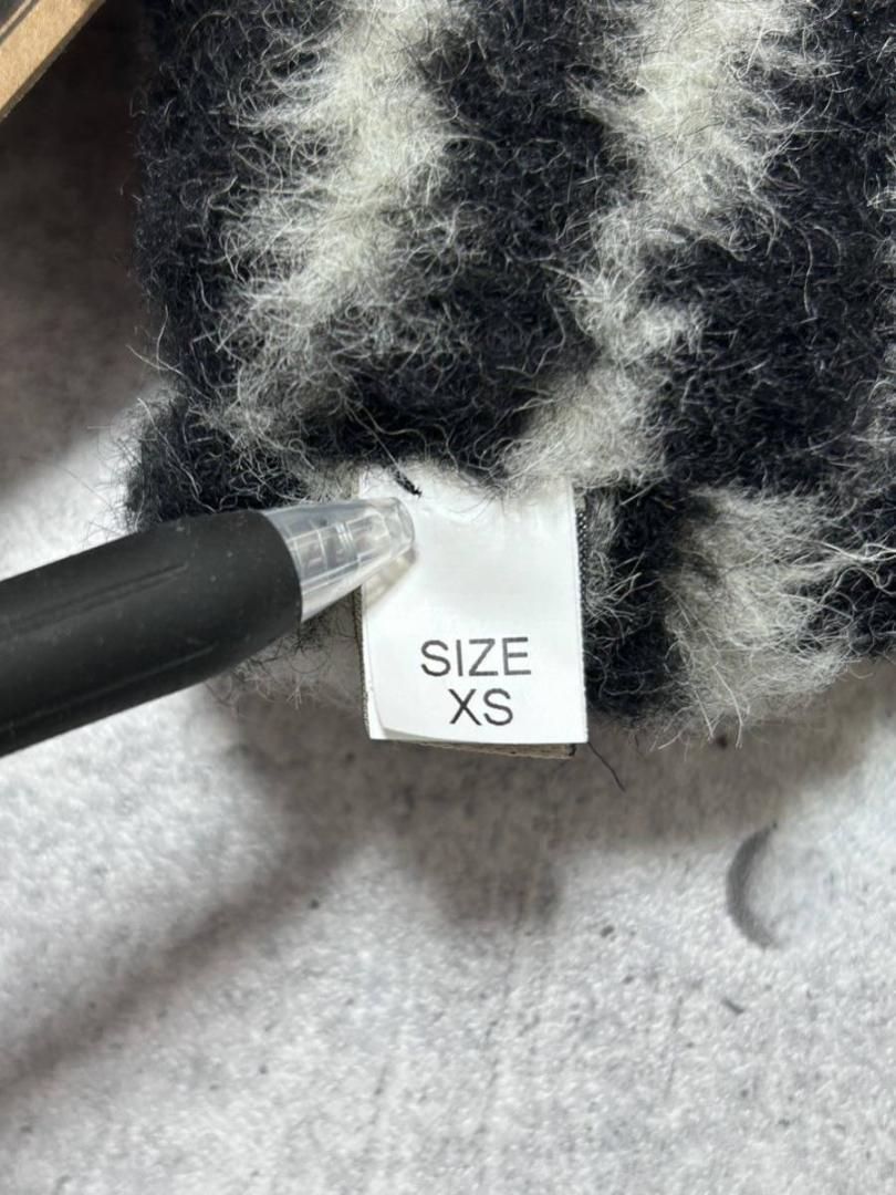 新品 コールドブレーカー ゼブラ柄 ミトン ウール グローブ 手袋