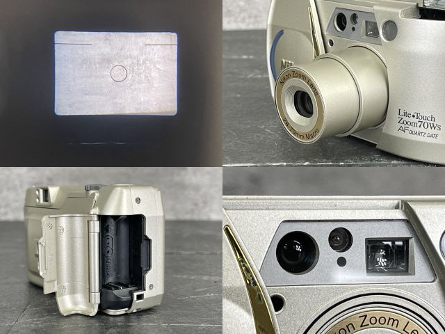  Nikon LiteTouch Zoom 70 Ws AF 28 mm macro ニコン フィルムカメラ コンパクトカメラ ゴールド系 514109 コンパクトカメラ(フィルム) フィルムカメラ