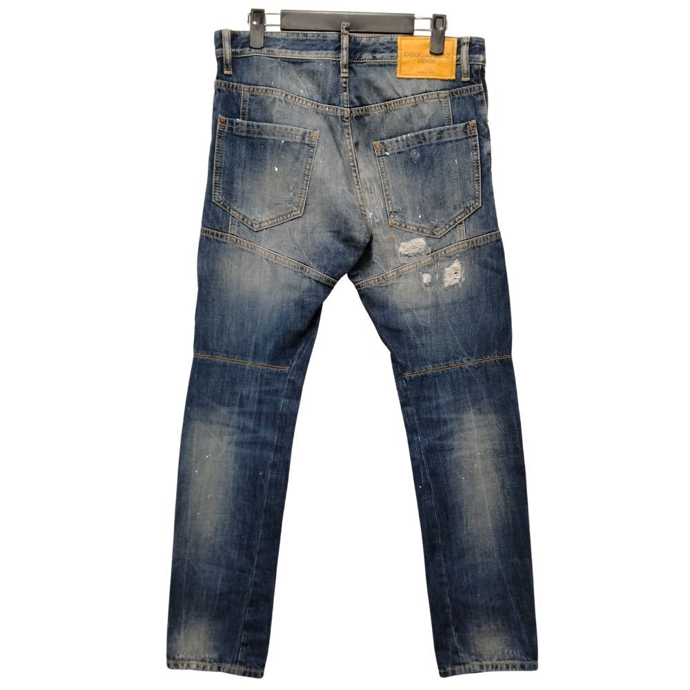 DSQUARED2 ディースクエアード 16SS 品番 S74LA0896 Tidy Biker jean 加工 デニムパンツ インディゴ サイズ  46 正規品 / 34903 デニム/ジーンズ | bikerboof.com.au