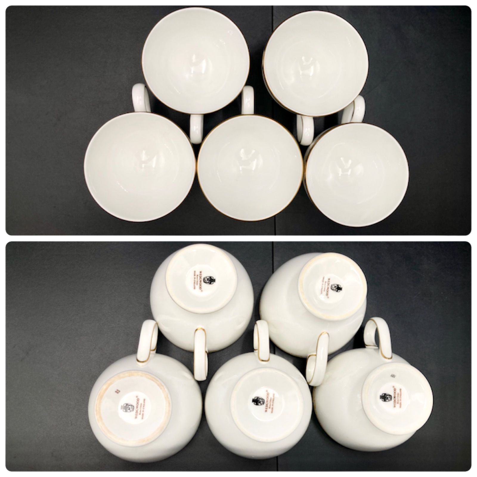 MZ635 WEDGWOOD Cavendish ティーポット カップ＆ソーサー 5客 計6点 セット 現状品