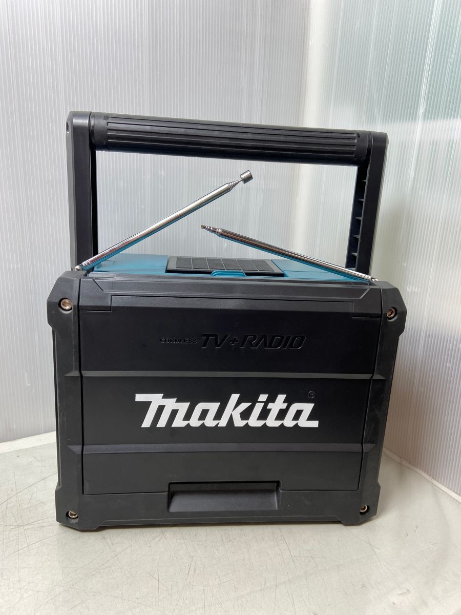 ΦΦMAKITA マキタ 電動工具 バッテリー式ラジオ付テレビ ACアダプター アンテナ リモコン付 TV100