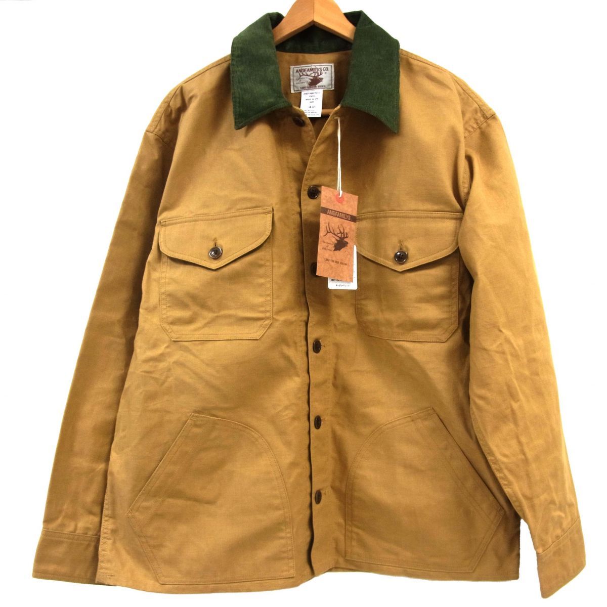 新品 定価53,680円◇ANDFAMILYS アンドファミリーズ パラフィン ダック 