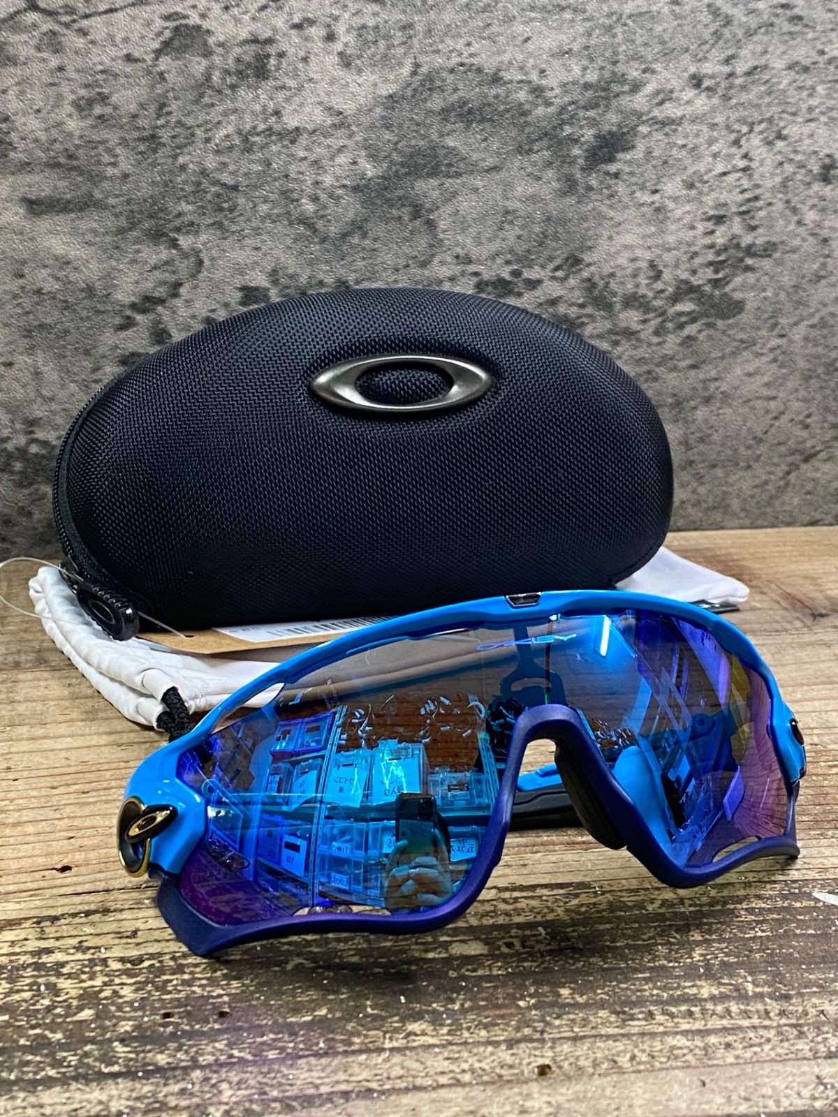 IW107 オークリー OAKLEY ジョウブレイカー JAWBREAKER CUSTOM サングラス アイウェア ネイビー