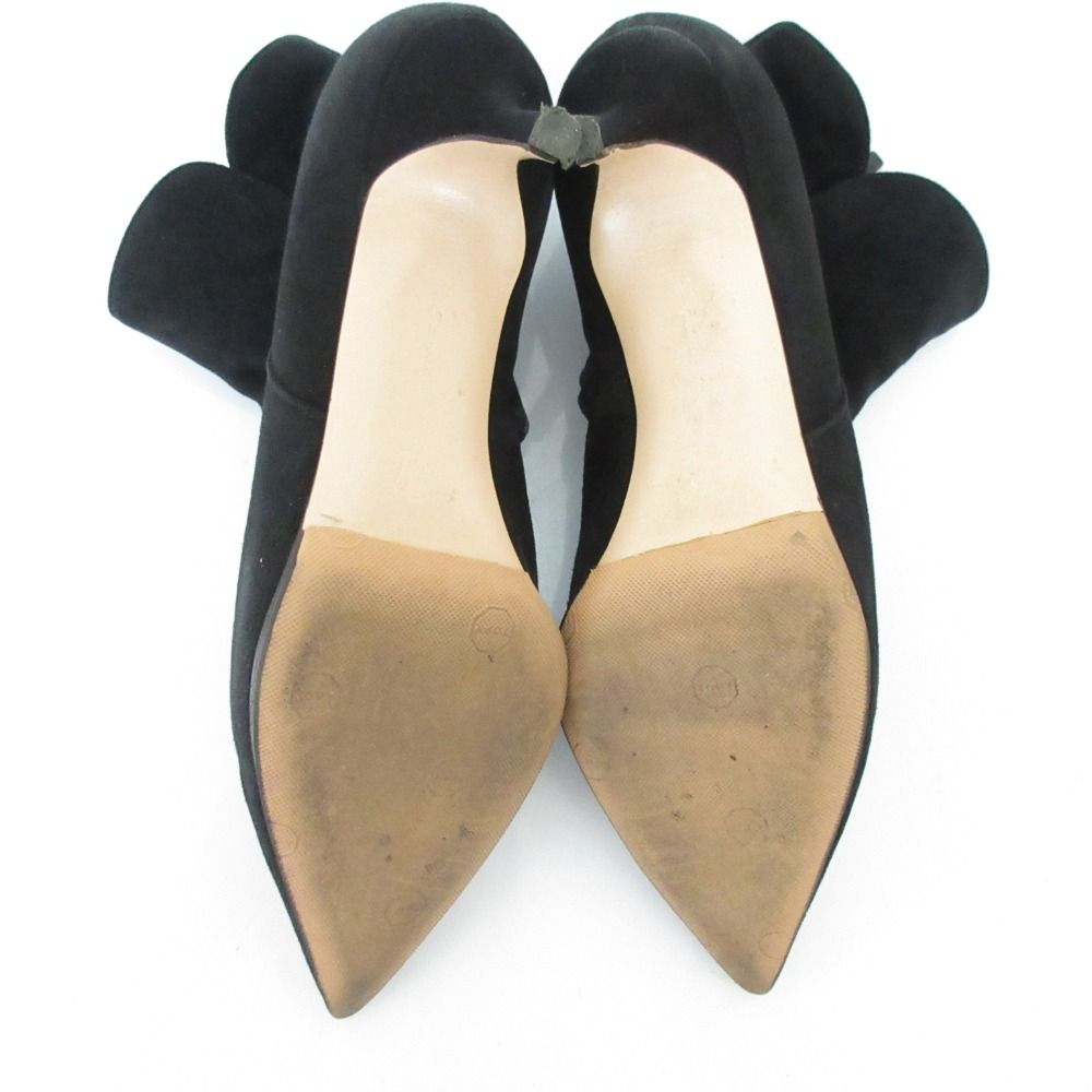 ジャンヴィトロッシ ポインテッドトゥスエードパンプス