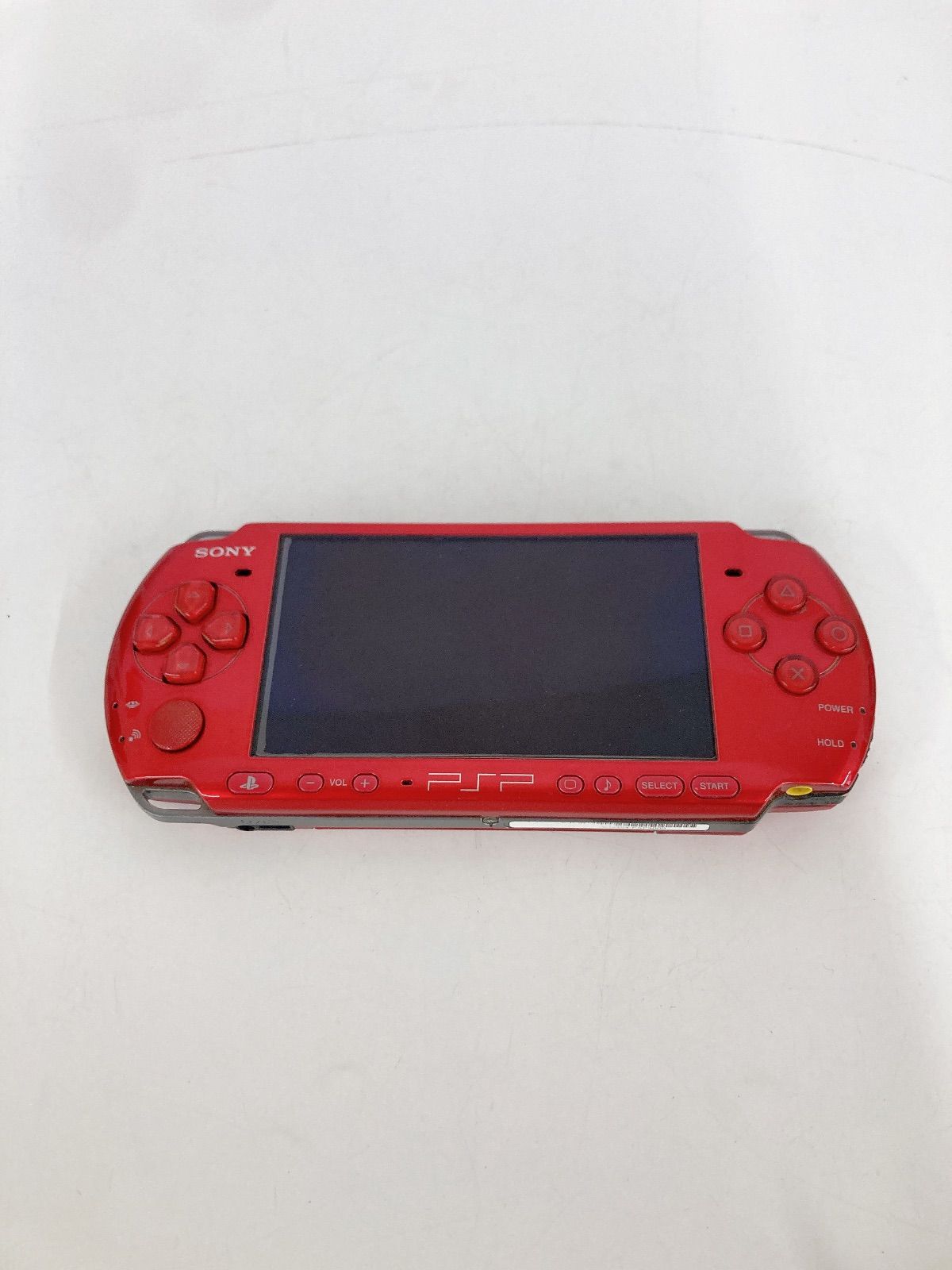 通電 済み SONY PSP-3000 本体 レッド ゲーム機本体 1