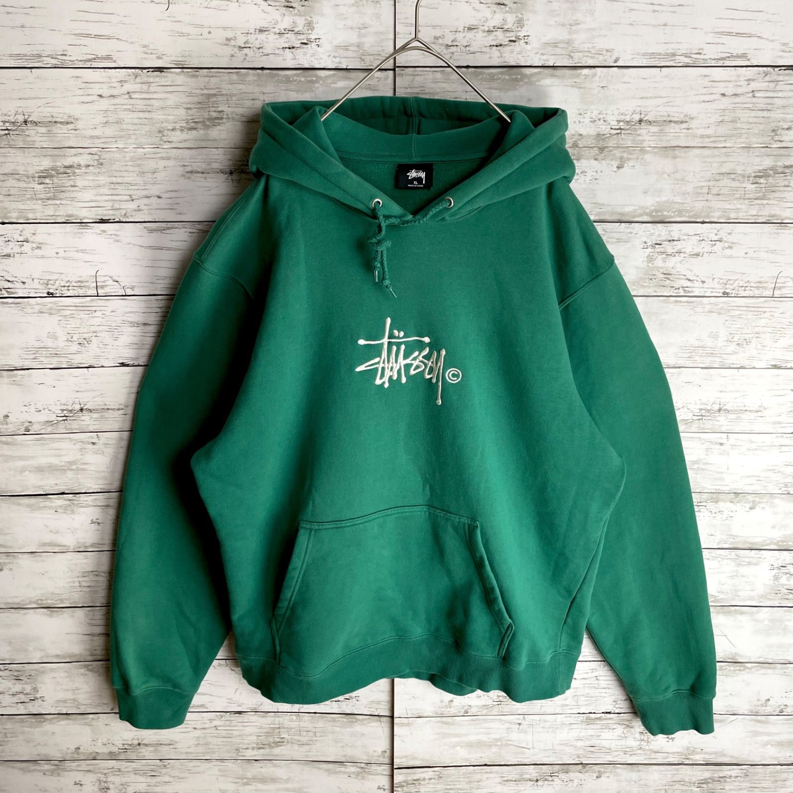 リ*ダ様 Stüssy 刺繍ロゴ グリーン ジャンパー リ*ダ様 Stüssy 刺繍ロゴ グリーン ジャンパー - メルカリ