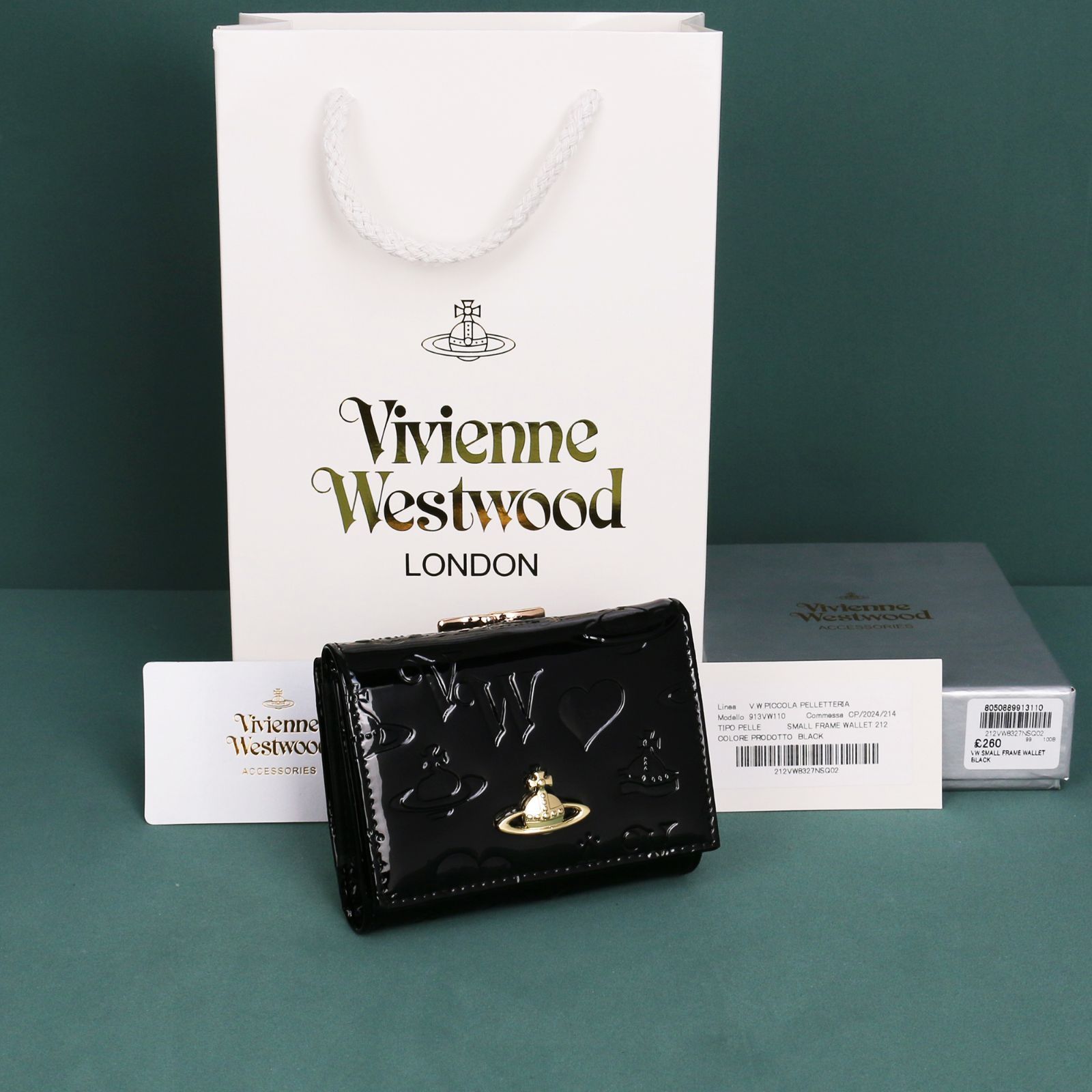✨新品】ヴィヴィアンウエストウッド がま口 財布 エナメル オーブ