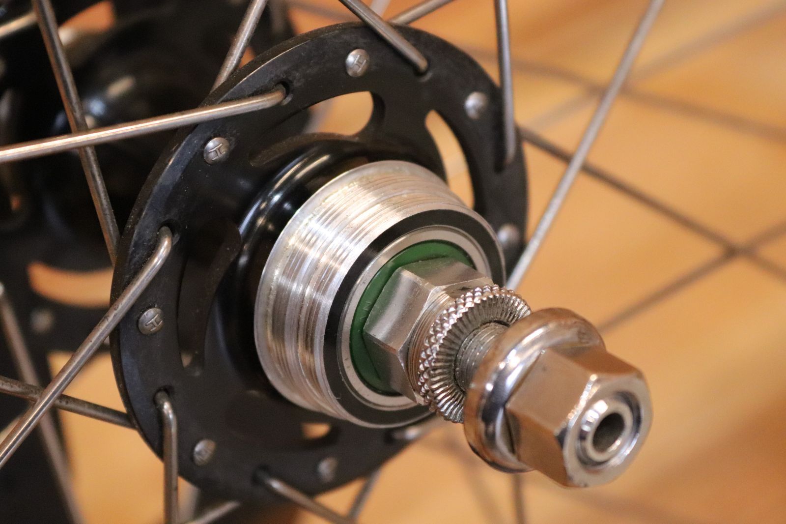 ファッション X-KEYMET XR240 700C 両切り リアハブ120mm ピストバイク