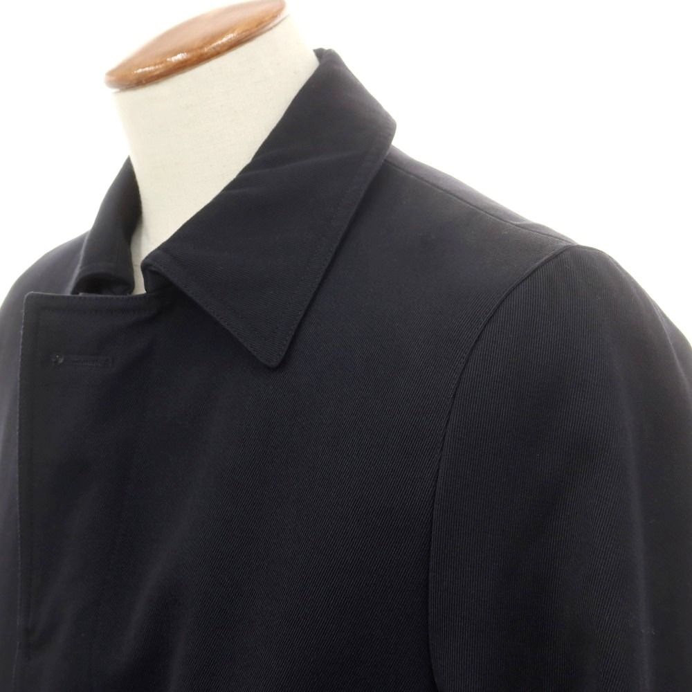 ラルディーニ LARDINI ウールコットン 中綿 ステン コート ダークネイビー サイズ48 メンズ