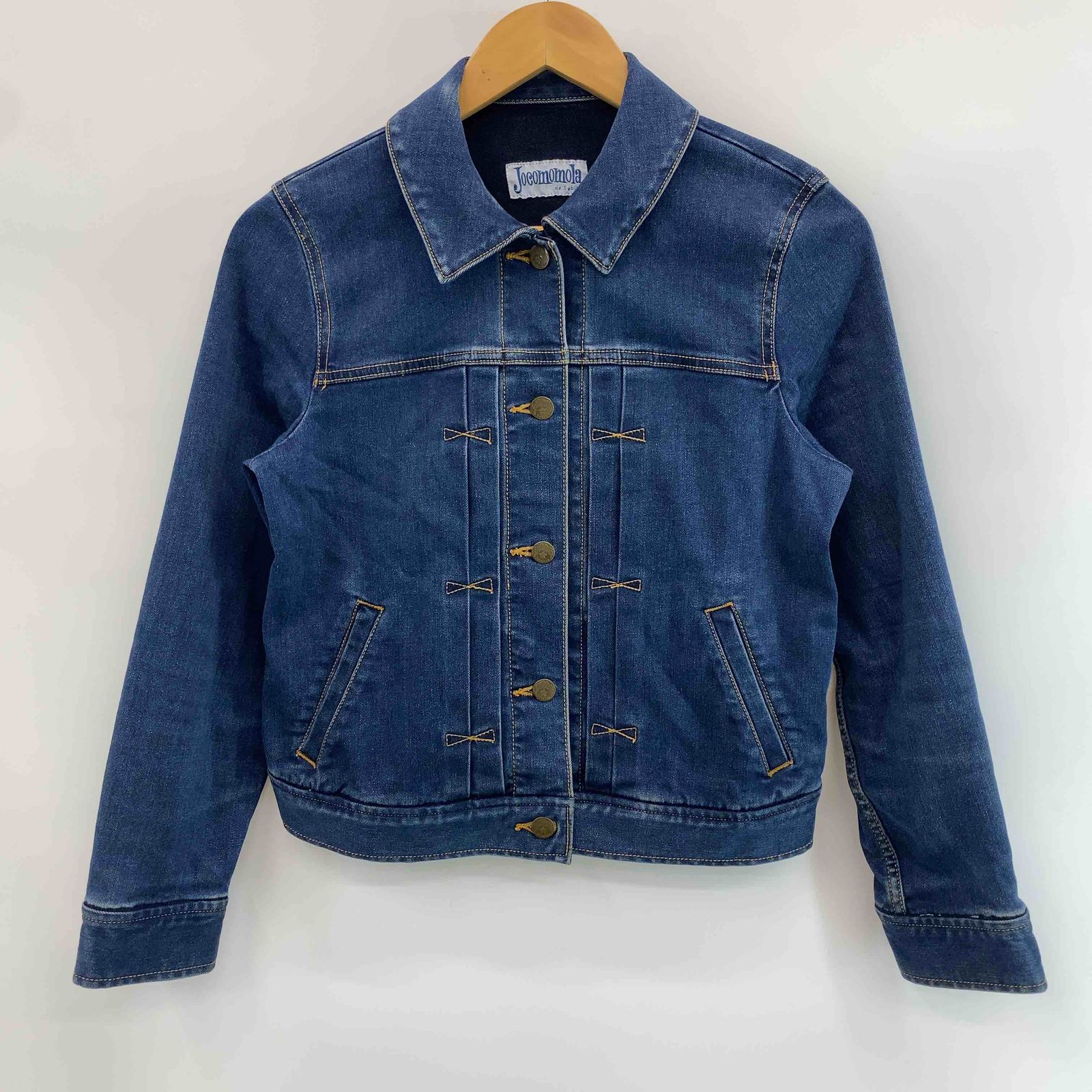 ホコモモラのデニムジャケット‼️ Jocomomola ホコモモラ シンプル レディース Gジャン/デニム