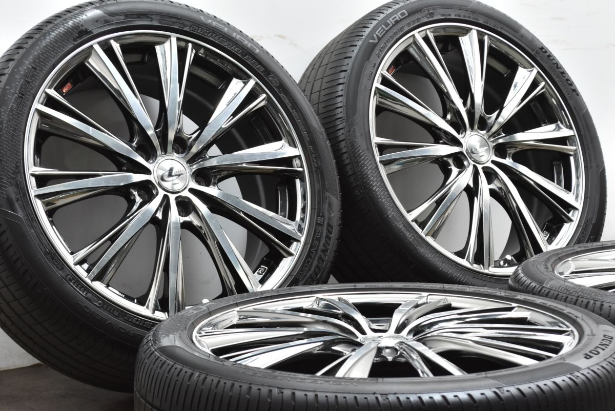 2025年製 バリ溝 WEDS レオニス WX 18in 7J 53 PCD114.3 ダンロップ ヴューロ VE304 215|45R18 ノア ヴォクシー ステップワゴン